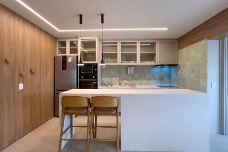 Cozinha de kitnet/studio para alugar com 1 quarto, 42m² em Vila Mariana, São Paulo