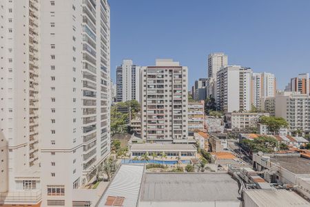 Vista da Varanda de kitnet/studio para alugar com 1 quarto, 25m² em Cerqueira César, São Paulo