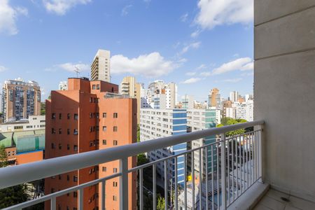 Varanda de apartamento para alugar com 1 quarto, 48m² em Vila Nova Conceição, São Paulo