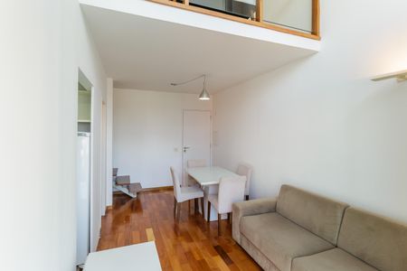 Sala de apartamento para alugar com 1 quarto, 48m² em Vila Nova Conceição, São Paulo