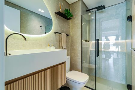 Apartamento à venda com 78m², 2 quartos e 1 vaga Apartamento à venda com 78m², 2 quartos e 1 vagaBanheiro social