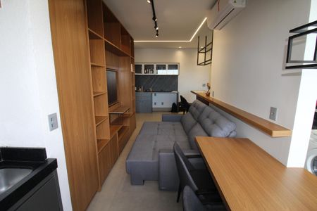 Sala de apartamento para alugar com 1 quarto, 52m² em Parque Residencial Aquarius, São José dos Campos