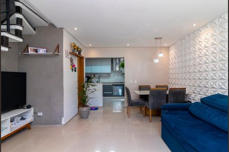 Sala de Estar de casa de condomínio à venda com 3 quartos, 80m² em Sítio do Mandaqui, São Paulo