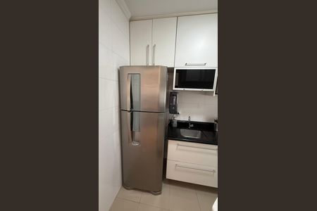 Cozinha de apartamento à venda com 2 quartos, 52m² em Parque Maria Domitila, São Paulo