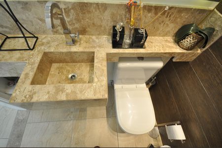 Lavabo de casa para alugar com 3 quartos, 109m² em Vila Rosa, São Paulo