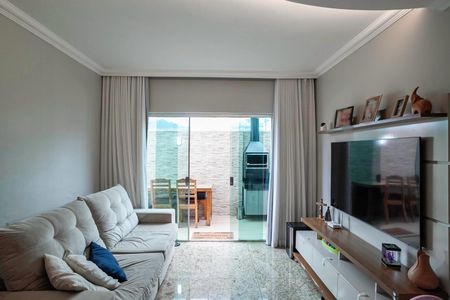 Sala de apartamento para alugar com 3 quartos, 123m² em Castelo, Belo Horizonte