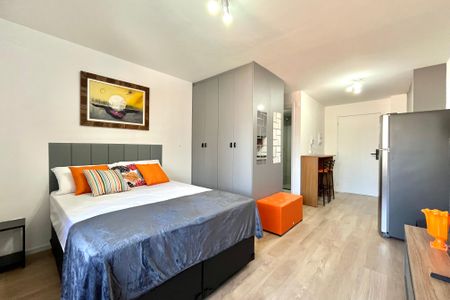Sala/Quarto de kitnet/studio para alugar com 1 quarto, 29m² em Vila Clementino, São Paulo