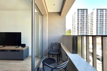 Varanda de kitnet/studio para alugar com 1 quarto, 29m² em Vila Clementino, São Paulo