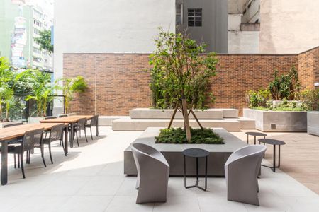 Studio à venda com 25m², 1 quarto e sem vagaÁrea Externa