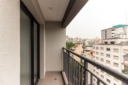 Varanda do Studio de kitnet/studio à venda com 1 quarto, 25m² em Vila Buarque, São Paulo