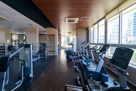 Studio para alugar com 33m², 1 quarto e 1 vaga Studio para alugar com 33m², 1 quarto e 1 vagaAcademia