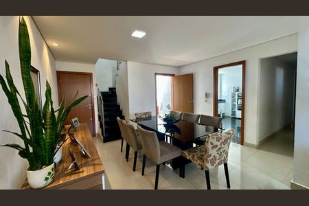 Sala  de apartamento à venda com 3 quartos, 190m² em Castelo, Belo Horizonte