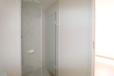Banheiro de apartamento para alugar com 2 quartos, 27m² em Parque Industrial Tomas Edson, São Paulo