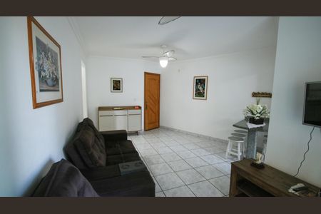 Sala de apartamento para alugar com 1 quarto, 55m² em Vila Caiçara, Praia Grande