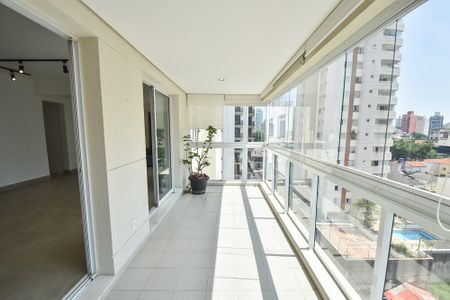 Varanda da sala de apartamento para alugar com 3 quartos, 125m² em Vila Mariana, São Paulo