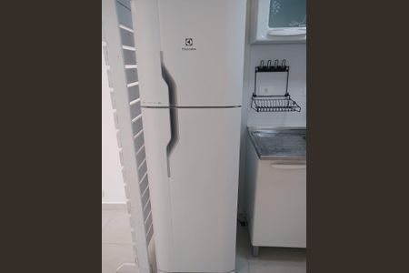 Cozinha de apartamento à venda com 1 quarto, 28m² em Jardim Paulista, São Paulo