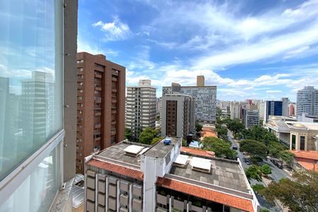 Varanda da Sala de apartamento para alugar com 3 quartos, 100m² em Santo Agostinho, Belo Horizonte