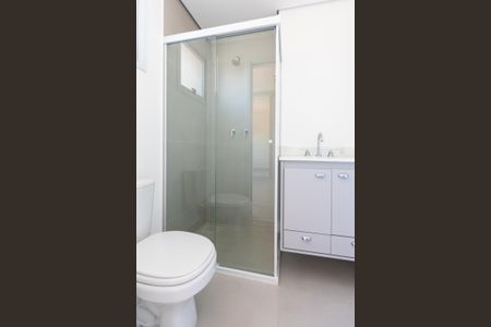 Banheiro da Suíte de apartamento à venda com 2 quartos, 58m² em Nova Campinas, Campinas