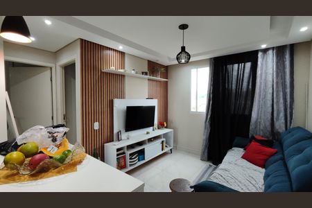 Sala de apartamento para alugar com 2 quartos, 50m² em Jardim das Oliveiras, Itaquaquecetuba