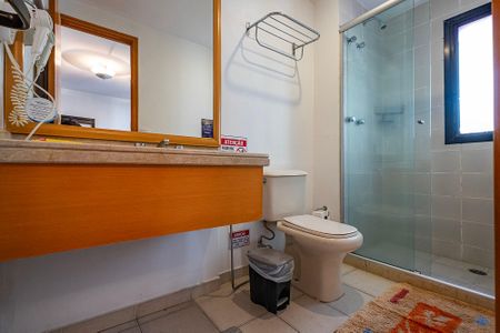 Studio para alugar com 23m², 1 quarto e 1 vaga Studio para alugar com 23m², 1 quarto e 1 vagaBanheiro Social