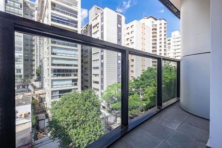 Studio para alugar com 23m², 1 quarto e 1 vaga Studio para alugar com 23m², 1 quarto e 1 vagaVaranda