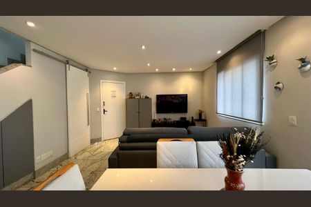 sala  de apartamento à venda com 4 quartos, 190m² em Buritis, Belo Horizonte