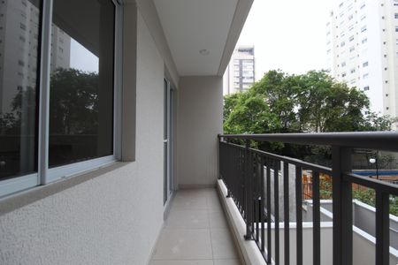 Varanda Studio de kitnet/studio para alugar com 1 quarto, 30m² em Vila Olímpia, São Paulo