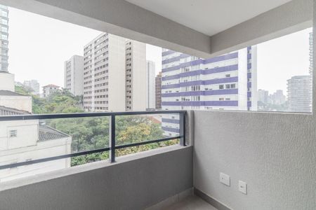 Varanda de kitnet/studio para alugar com 1 quarto, 25m² em Perdizes, São Paulo