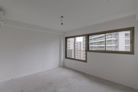 Quarto e Cozinha de apartamento à venda com 1 quarto, 30m² em Indianópolis, São Paulo