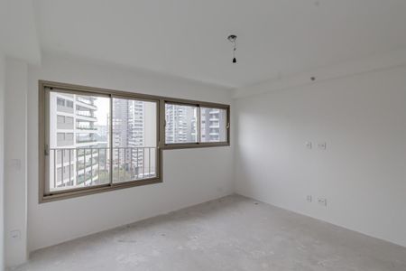 Quarto e Cozinha de apartamento à venda com 1 quarto, 30m² em Indianópolis, São Paulo