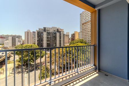 Varanda de kitnet/studio para alugar com 1 quarto, 33m² em República, São Paulo