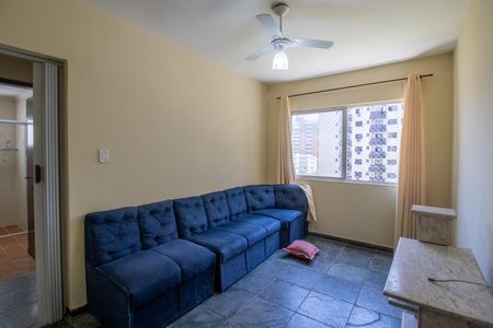 Sala de apartamento para alugar com 1 quarto, 50m² em Guilhermina, Praia Grande