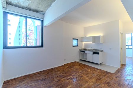 Sala de apartamento para alugar com 1 quarto, 27m² em República, São Paulo