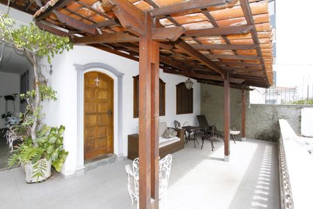 Varanda da Sala de casa à venda com 6 quartos, 440m² em Prado, Belo Horizonte