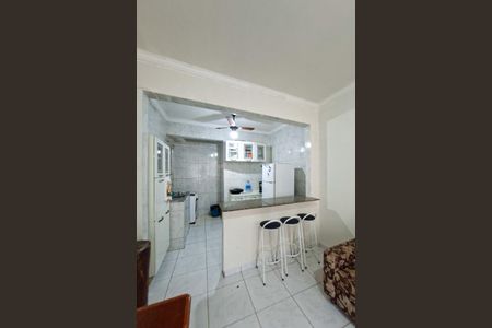 Cozinha  de apartamento para alugar com 1 quarto, 30m² em Guilhermina, Praia Grande