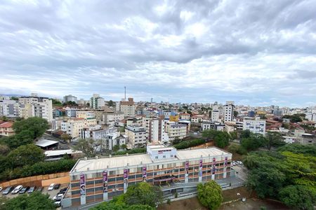 Vista da Sala de apartamento à venda com 3 quartos, 96m² em Grajaú, Belo Horizonte