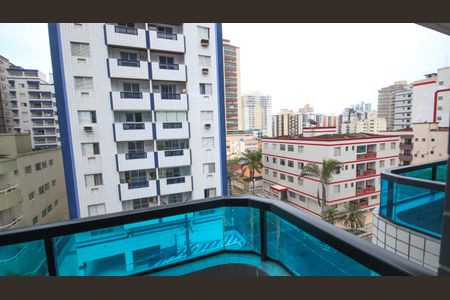Varanda da Sala de apartamento para alugar com 2 quartos, 125m² em Vila Assuncao, Praia Grande