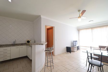 Sala de apartamento para alugar com 1 quarto, 44m² em Jardim Nova Alianca, Ribeirão Preto