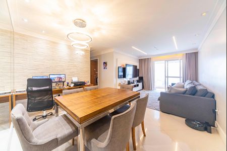 Sala de apartamento à venda com 3 quartos, 85m² em Vila Valparaíso, Santo André