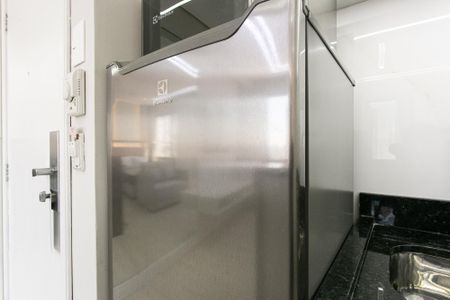Studio à venda com 30m², 1 quarto e 1 vagaCozinha - Geladeira