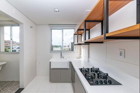 Cozinha de apartamento para alugar com 2 quartos, 56m² em Palmeiras, Belo Horizonte