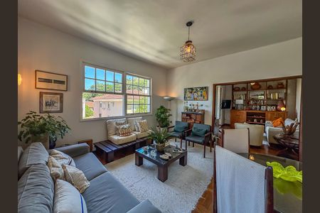 Sala de apartamento à venda com 3 quartos, 165m² em Humaitá, Rio de Janeiro