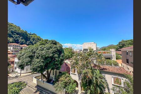 Sala vista de apartamento à venda com 3 quartos, 165m² em Humaitá, Rio de Janeiro