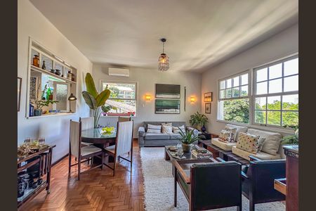 Sala de apartamento à venda com 3 quartos, 165m² em Humaitá, Rio de Janeiro