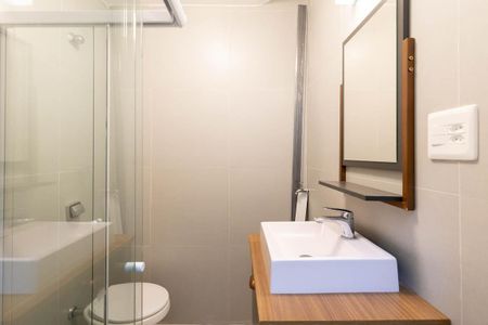 Studio à venda com 25m², 1 quarto e sem vaga Studio à venda com 25m², 1 quarto e sem vagaBanheiro