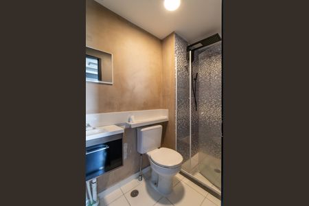 Banheiro da Suíte de apartamento para alugar com 1 quarto, 31m² em Água Branca, São Paulo