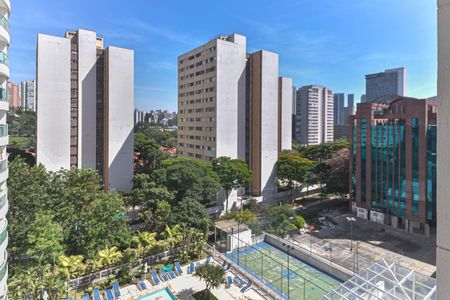Varanda - Vista de apartamento para alugar com 1 quarto, 36m² em Santo Amaro, São Paulo