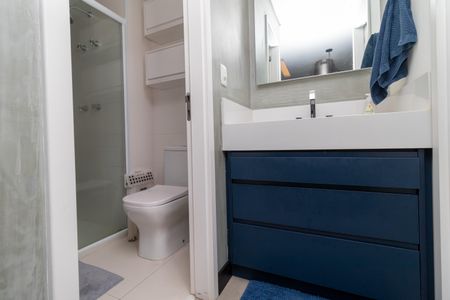 Apartamento à venda com 47m², 1 quarto e 1 vagaBanheiro