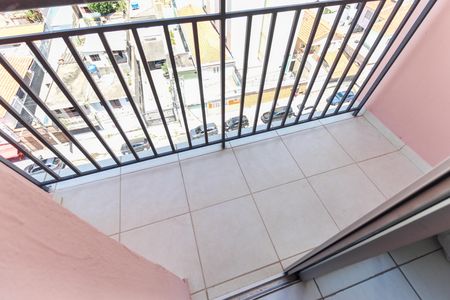 Varanda da Sala de apartamento para alugar com 2 quartos, 52m² em Vila Carmosina, São Paulo