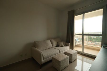 Sala de apartamento para alugar com 1 quarto, 37m² em Ribeirânia, Ribeirão Preto